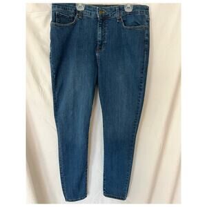 NYDJ Skinny Jeans with LiftxTuck technology Dark Wash 14